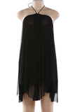 Halter Dress with Flowing Design