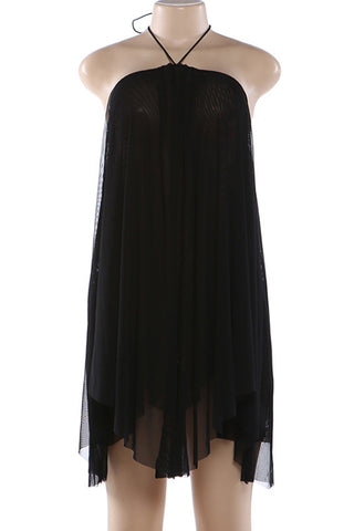 Halter Dress with Flowing Design