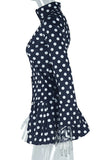 Polka Dot Zipper Skirt Set