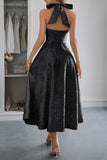 Halter Neck Midi Sundress