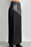 Asymmetrical Waist Maxi Skirt