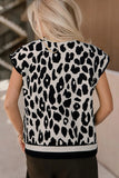 Chic Animal Print Sweater