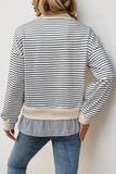 Striped Layered Sweatshirt