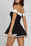 Off-Shoulder Evening Dress