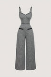Strappy Wide-Leg Jumpsuit
