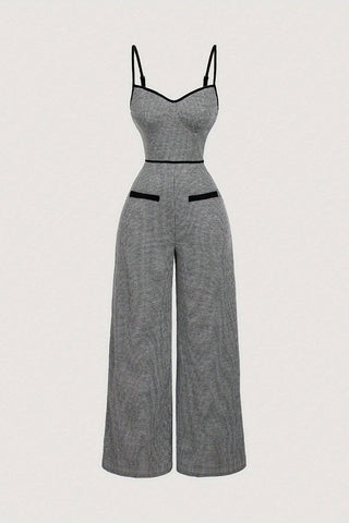 Strappy Wide-Leg Jumpsuit