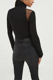 Chic Turtleneck Long Sleeve Bodysuit