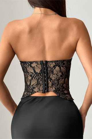 Lace Bustier Tank Top