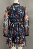 Floral V-Neck Casual Dress