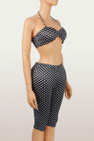 Polka Dot Halter Pants Set