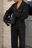Tie-Waist Long Sleeve Pants Set