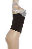 Lace-Detailed Halter Top