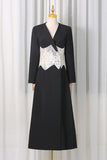 Elegant Lace-Detail Blazer