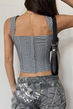 Lace-Up Corset Tank Top