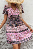 Floral Print Casual Dress