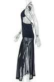 Strappy Cutout Evening Dress