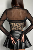 Lace Corset Tank Top