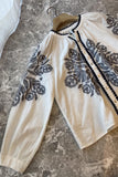 Bohemian Button-Front Blouse