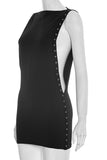 Sleeveless Grommet Casual Dress