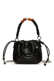Elegant Beaded Handle Small Bag
