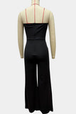 Strapless Wide-Leg Jumpsuit