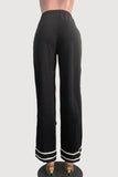 Tie-Detail Wide-Leg Casual Pants