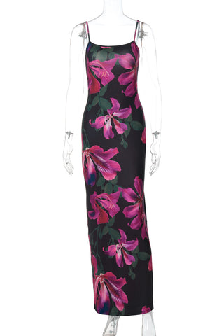 Floral Print Maxi Dress