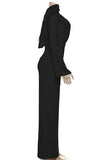 Elegant Satin Long-Sleeve Pant Set