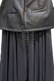 Belted Layered Maxi Skirt