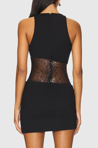 Sequin-Accent Night Out Dress