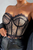 Lace Bustier Top