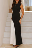 Asymmetrical Casual Maxi Dress