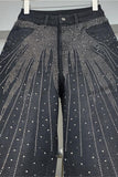 Embellished Straight-Leg Jeans