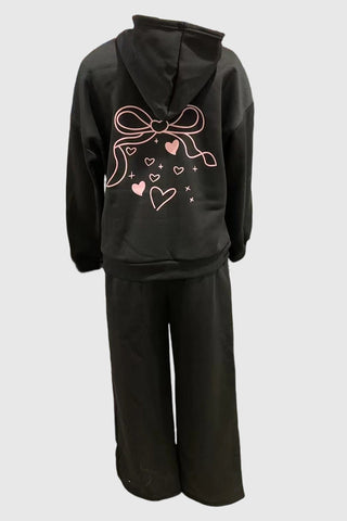 Casual Hoodie and Pants Set