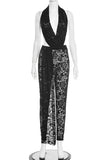 Lace Halter Jumpsuit