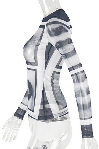 Graphic Long-Sleeve T-Shirt
