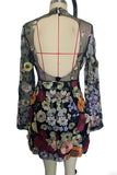 Floral Embellished Casual Dress