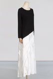 Draped Layered Maxi Dress