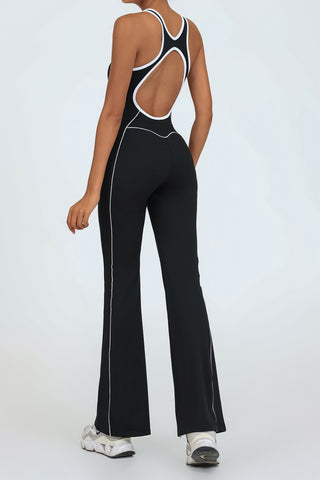 Flared Activewear Jumpsuit