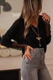 Chic V-Neck Long Sleeve Top