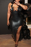 Sleek Strappy Casual Dress