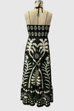 Strapless Cutout Casual Maxi Dress