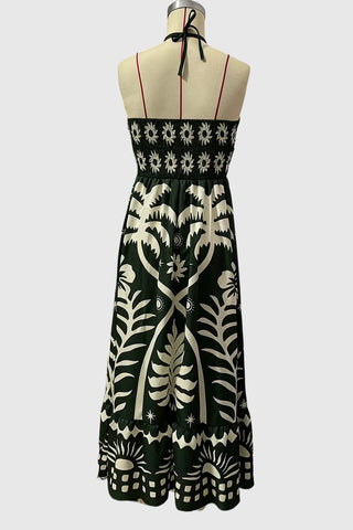 Strapless Cutout Casual Maxi Dress