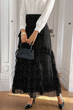 Polka Dot Maxi Skirt
