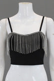 Fringe-Detail Camisole Top