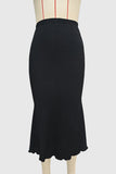 Elegant Skirt with Flared Hem