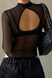 Sheer Long Sleeve Bodysuit
