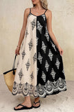 Patterned Casual Maxi Dress