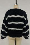 Chevron Patterned Cozy Sweater