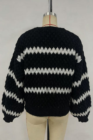 Chevron Patterned Cozy Sweater